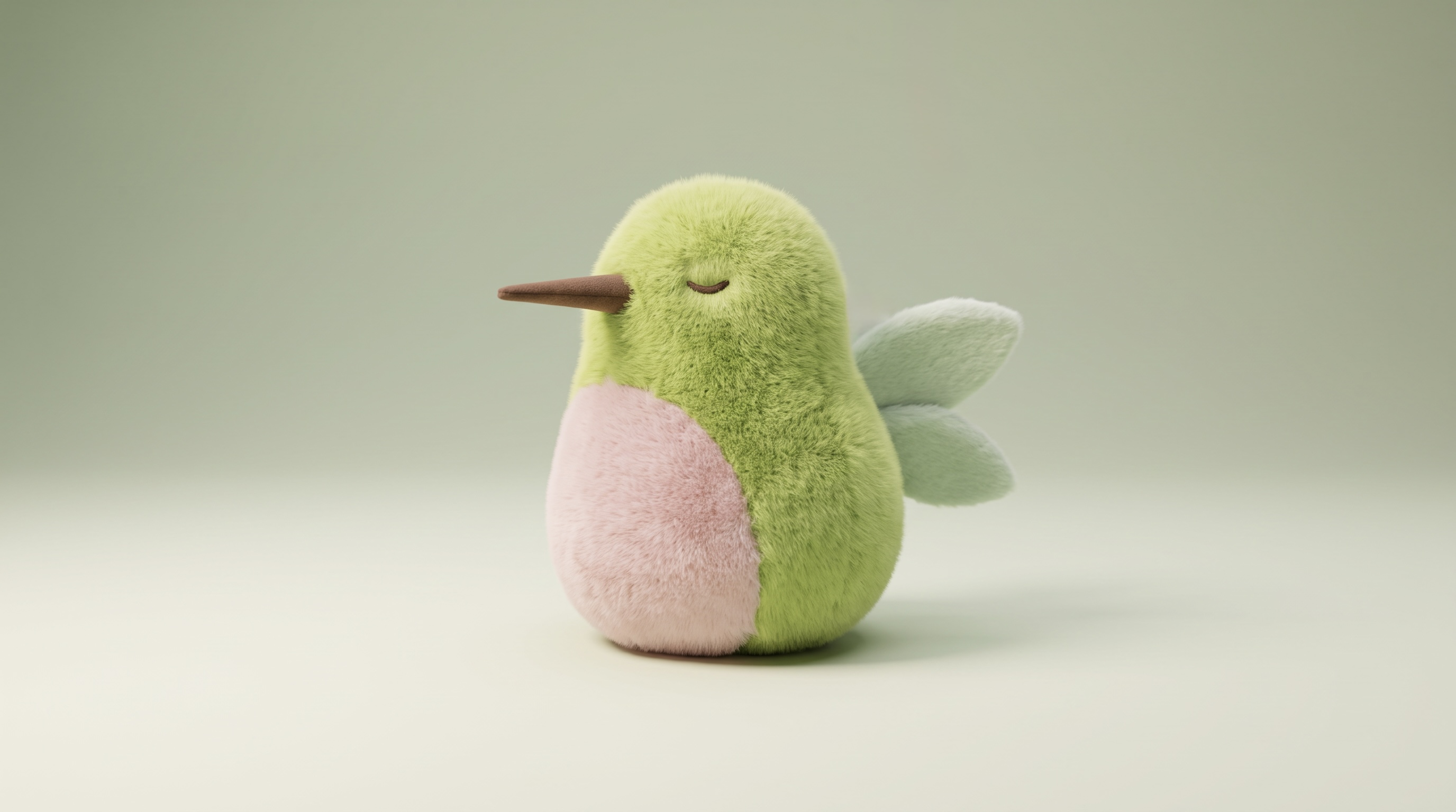 Connor green hummingbird plush